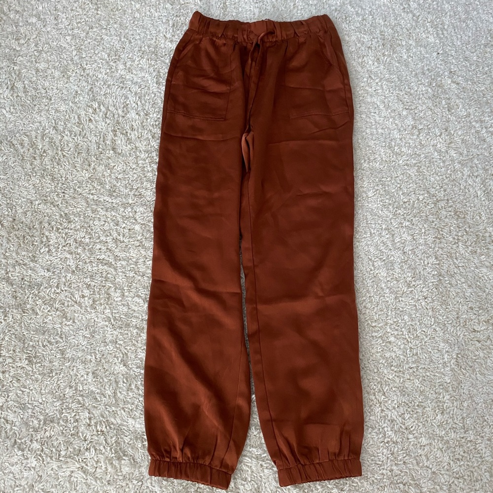 Satin joggers